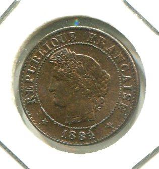 FRANCE 1884A CENT