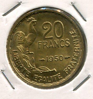 FRANCE 1950 20 FRANCS (02)