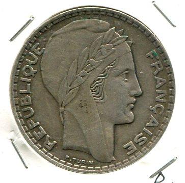 FRANCE 1938 20 FRANCS