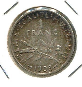 FRANCE 1908 1 FRANC