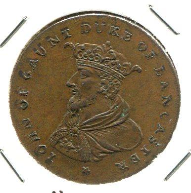 LANCASTER 1792 1/2D TOKEN 'SCARCE'