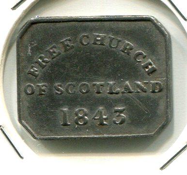 SCOTLAND 1843 TOKEN