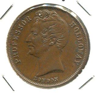 LONDON 1859 1/2D TOKEN