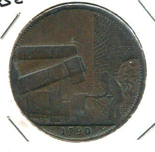 WARWICKSHIRE 1790 1/2D TOKEN (04)