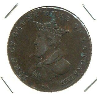 LANCASTER 1791 1/2D TOKEN