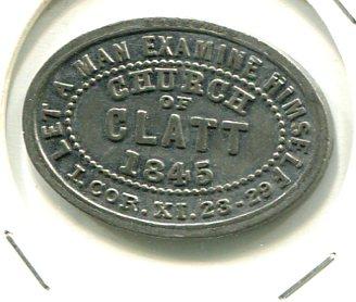 SCOTLAND 1845 COMMUNION TOKEN