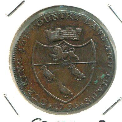 KENT 1795 1/2D TOKEN  (02)