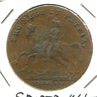 NORWICH 1793 1/2D TOKEN