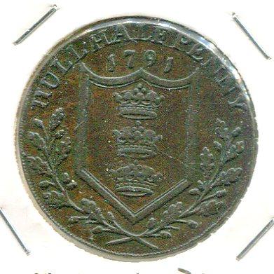 HULL 1791 1/2D TOKEN