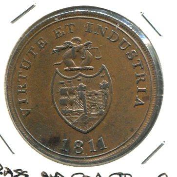 BRISTOL 1811 PENNY TOKEN