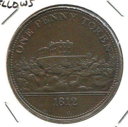 NOTTINGHAM 1812 1D TOKEN