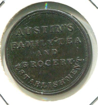 STAFFS 1844 1/4D TOKEN