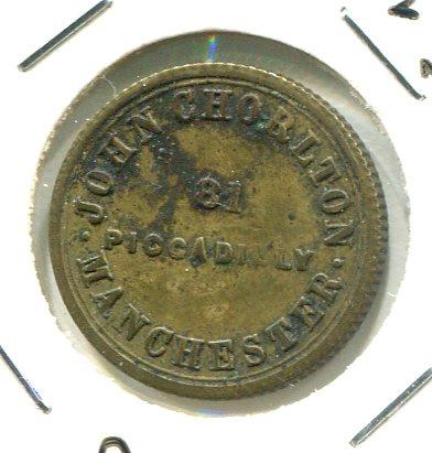 MANCHESTER ND 1/4D TOKEN