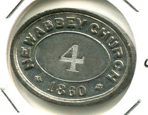 SCOTLAND 1860 CHURCH TOKEN