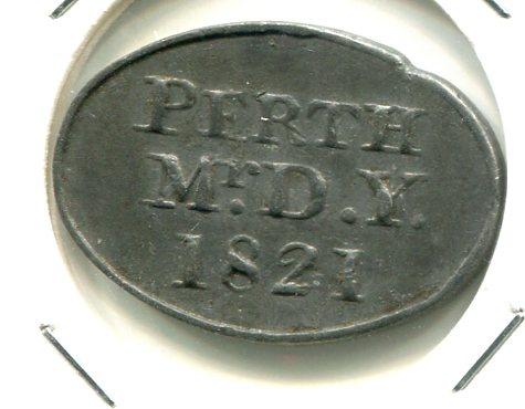 SCOTLAND 1821 CHURCH TOKEN