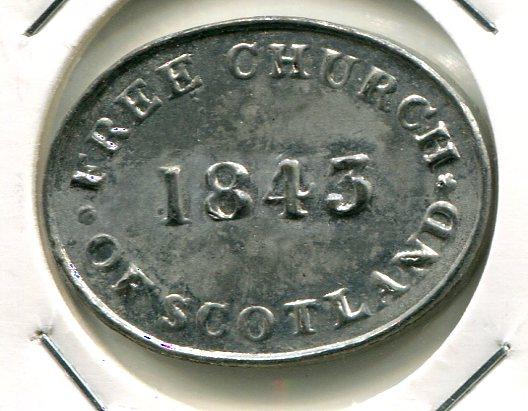 SCOTLAND 1843 COMMUNION TOKEN (04)