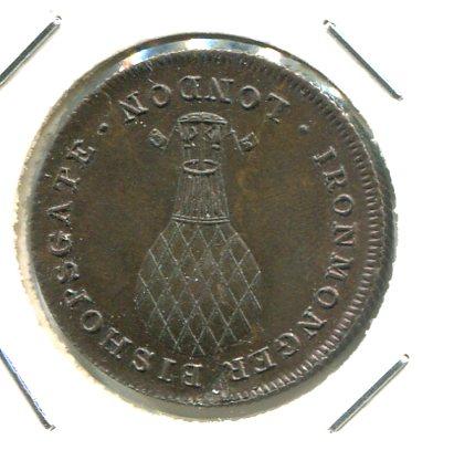 LONDON C.1825 1/4D TOKEN