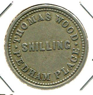 NORFOLK ND SHILLING TOKEN