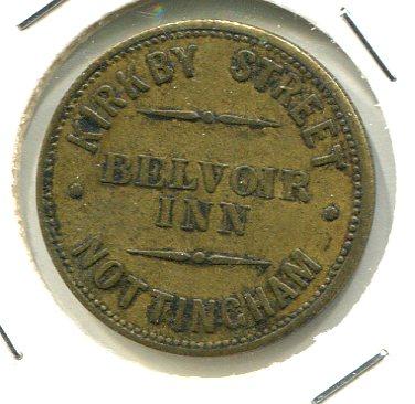 NOTTINGHAM PUB TOKEN