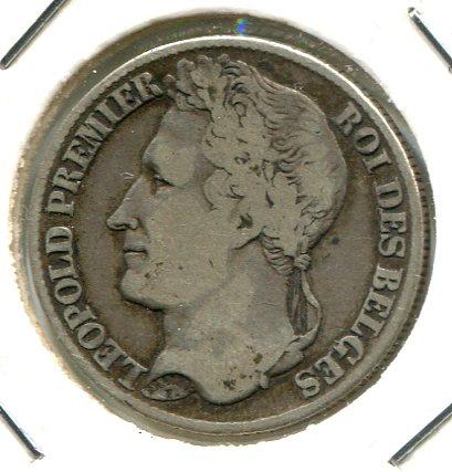 BELGIUM 1835 FRANC