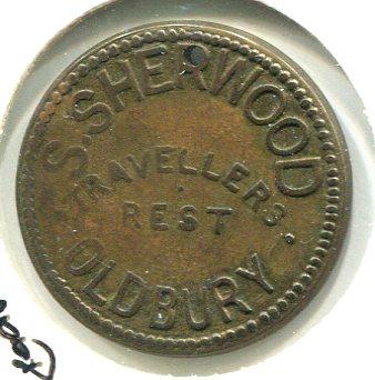 BIRMINGHAM PUB TOKEN OLDBURY