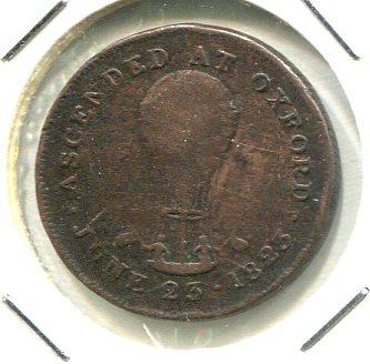 LONDON 1823 1/4D TOKEN