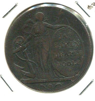 DORSET 1795 1/2D TOKEN