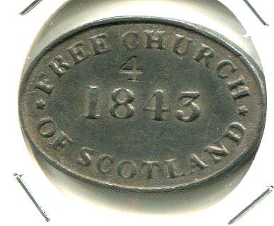 SCOTLAND 1843 CHURCH TOKEN (05)