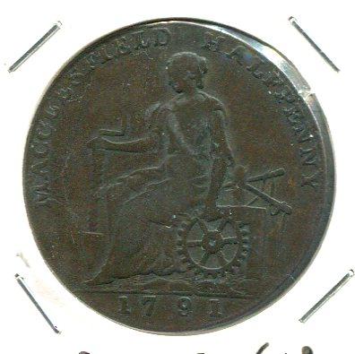 MACCLESFIELD 1791 1/2D TOKEN