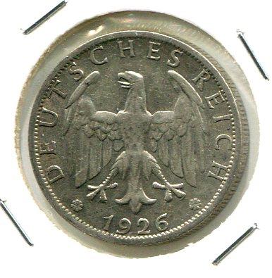 GERMANY 1926A  2 MARKS