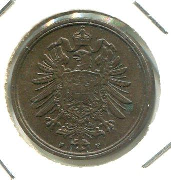 GERMANY 1875F 2 PFENNIG