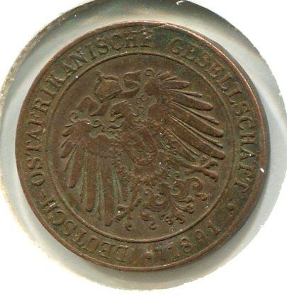 GERMAN EAST AFRICA 1891 PESA