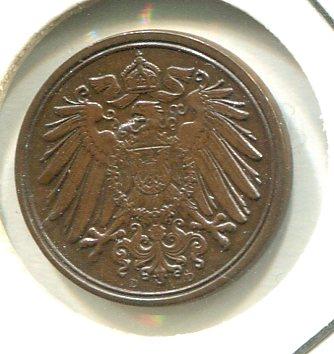 GERMANY 1901D 1 PFENNIG