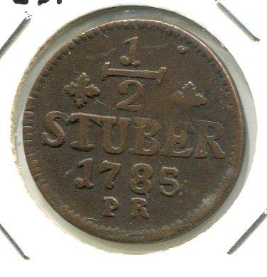 GERMANY 1785 1/2 STUBER