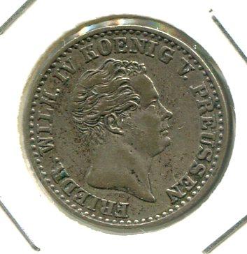 GERMANY 1843A 2 1/2 GROSCHEN