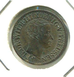 GERMANY 1825A 1/2 GROSCHEN