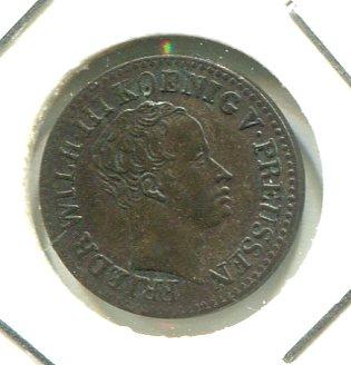 GERMANY 1822A 1/2 GROSCHEN