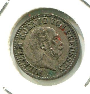 GERMANY 1872B 1/2 GROSCHEN