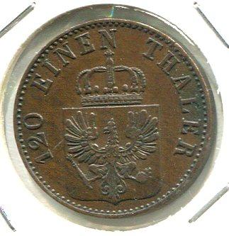 GERMANY 1855A 3 PFENNIG