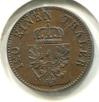 GERMANY 1856A 3 PFENNIG (03)