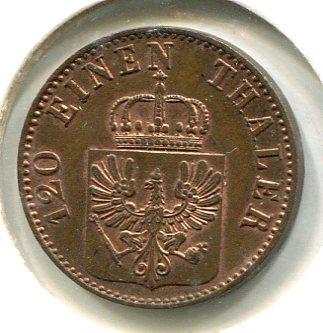 GERMANY 1856A 3 PFENNIG (04)