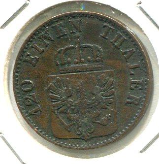 GERMANY 1859A 3 PFENNIG