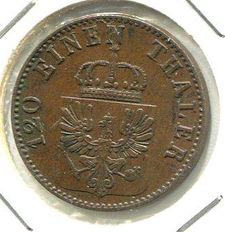 GERMANY 1864A 3 PFENNIG (02)