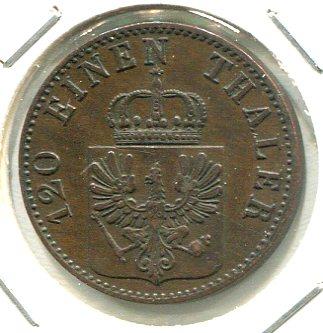 GERMANY 1861A 3 PFENNIG