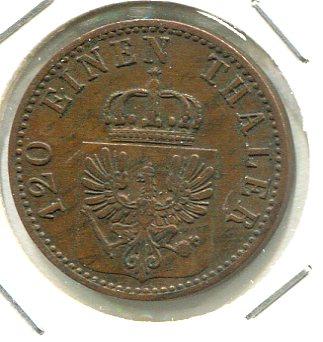 GERMANY 1866A 3 PFENNIG