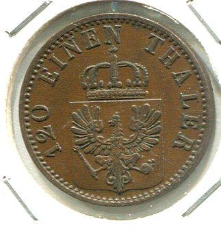 GERMANY 1867B 3 PFENNIG