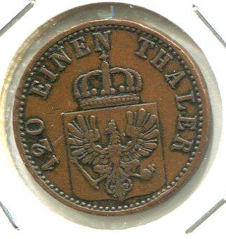 GERMANY 1867A 3 PFENNIG