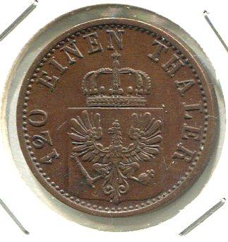 GERMANY 1868C 3 PFENNIG