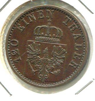 GERMANY 1868C 3 PFENNIG (02)