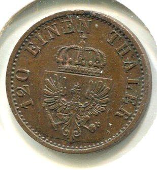 GERMANY 1870A 3 PFENNIG